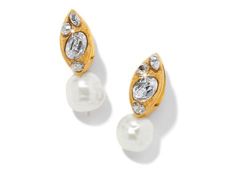 Trust Your Journey Pearl Drop Earrings Online Hot Sale