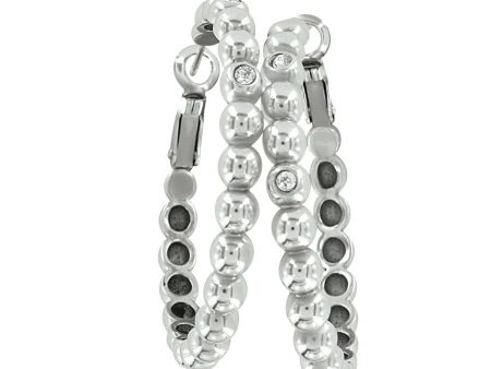 Twinkle Granulation Large Hoops For Cheap