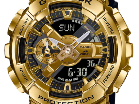 Casio G-Shock GM110G-1A9 Stainless Steel Gold Ana-Digital Watch on Sale