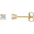 14K Yellow 1 4 CTW Lab-Grown Diamond Stud Earrings Hot on Sale