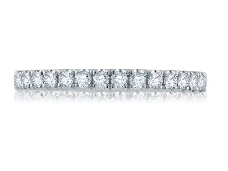 A.Jaffe Stackable Rings Empire Legacy Diamond Halfway Band WR0906 50 Sale