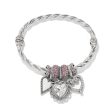 Full of Hearts Charm Bangle For Discount