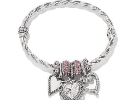 Full of Hearts Charm Bangle For Discount