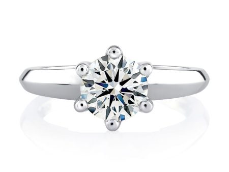 A.Jaffe Engagement Rings Classic 6 Prong Solitaire Engagement Ring ME1560 300 Online