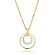 Cloud Double Ring Pendant Necklace Online Hot Sale