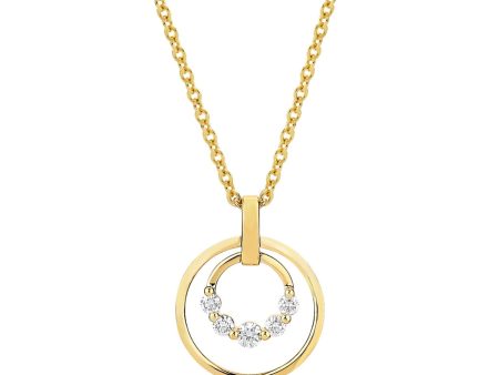 Cloud Double Ring Pendant Necklace Online Hot Sale