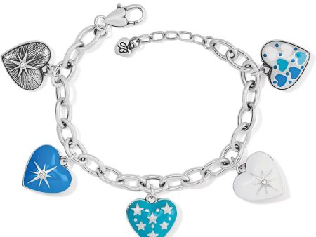 Amore Shades Hearts Charm Bracelet Sale