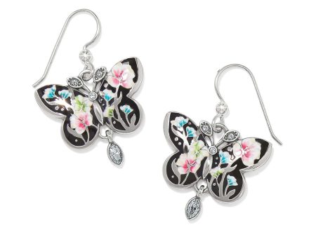 Botanique Butterfly French Wire Earrings Fashion