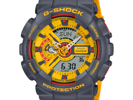 G-Shock GA110Y-9A 90 s Retro Ana-Digi Yellow Online