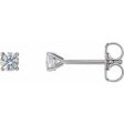 14K Yellow 1 5 CTW Lab-Grown Diamond 4-Prong Stud Earrings Hot on Sale