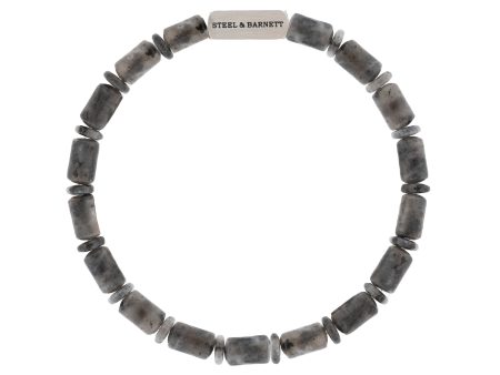 Colourful Cal Barrel Gemstone Bracelet Labradorite SBCC 005S For Discount