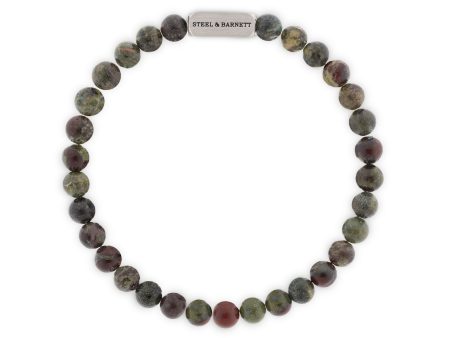 Natural Ned 6mm Round Gemstone Bracelet Dragon Blood SBNN 004S Sale