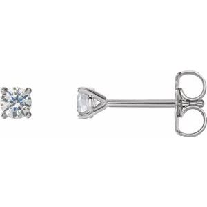 14K Yellow 1 6 CTW Lab-Grown Diamond Stud Earrings Sale