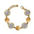 Ferrara Two Tone Luce Link Bracelet Online Hot Sale