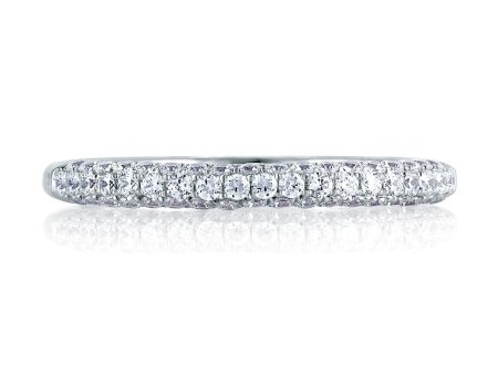 A.Jaffe Wedding Bands All Sides French Pave Signature Band MRS307 48 For Cheap