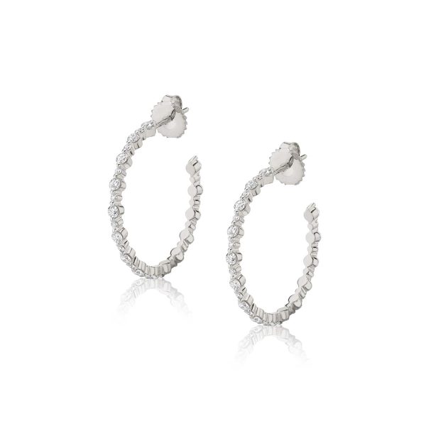 Cloud Alternating Hoops ER392YG Online now