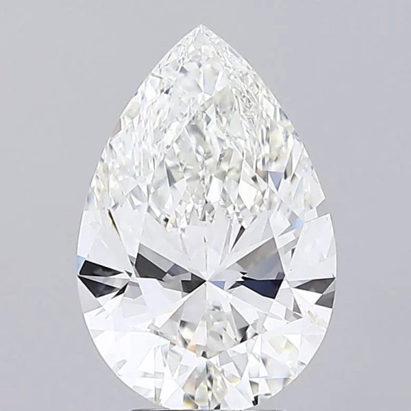 4.08ct Pear Lab Grown Diamond (Colour G, Clarity VVS1, IGI) on Sale