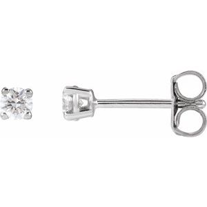 14K Yellow 1 5 CTW Lab-Grown Diamond Stud Earrings Online Hot Sale