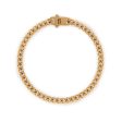 Svelte Stephen 5mm Chain Bracelet 18K Gold SSTBSS 001S Hot on Sale