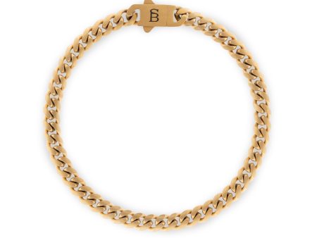 Svelte Stephen 5mm Chain Bracelet 18K Gold SSTBSS 001S Hot on Sale