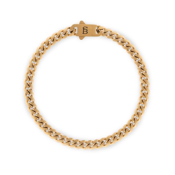 Svelte Stephen 5mm Chain Bracelet 18K Gold SSTBSS 001S Hot on Sale