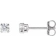 14K Yellow 1 3 CTW Lab-Grown Diamond Stud Earrings Supply