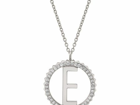 Tetra Pavé Initial Medallion P367YG Online