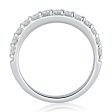 A.Jaffe Wedding Bands Simple Single Stone Signature Band MR1459 37 Online Sale