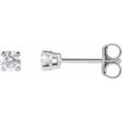 14K Yellow 1 4 CTW Lab-Grown Diamond Stud Earrings Hot on Sale