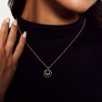 Cloud Double Ring Pendant Necklace Online Hot Sale