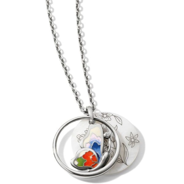 Blossom Hill Butterfly Shell Necklace Hot on Sale