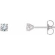 14K Yellow 1 5 CTW Lab-Grown Diamond 4-Prong Stud Earrings Hot on Sale