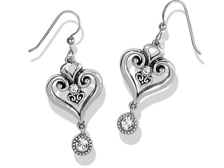 Alcazar Heart Glint French Wire Earrings Sale