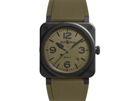 BR-03 Military Ceramic 41 MM BR03A-MIL-CE SRB For Sale