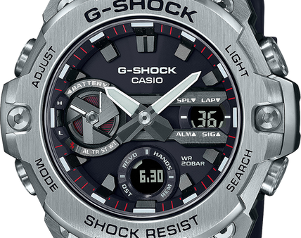 G-Shock GSTB400-1A G-STEEL Slim Carbon Core Guard Tough Solar on Sale