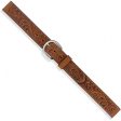 Western Scroll Tooled Belt Online Hot Sale