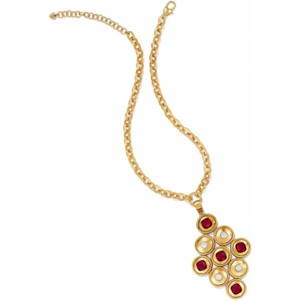 Versailles Burgundy Necklace Online now