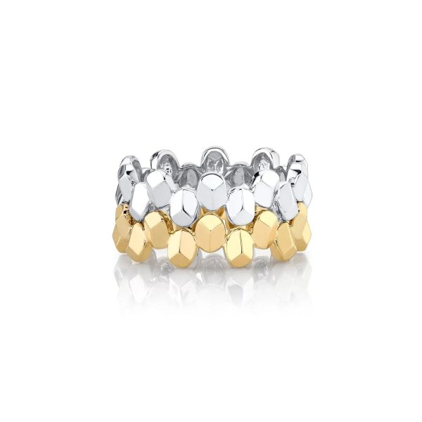 Carve Small Repeat Shape Ring F455 Fashion