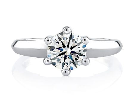 A.Jaffe Engagement Rings Classic 6 Prong Solitaire Engagement Ring ME1560 100 Supply