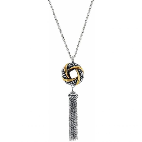 Tres Twist Long Necklace on Sale