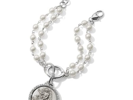 Serenity Angel Pearl Bracelet Hot on Sale