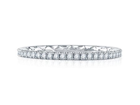 A.Jaffe Stackable Rings Delicate Quilted Anniversary Band WR1024Q 25 Online now