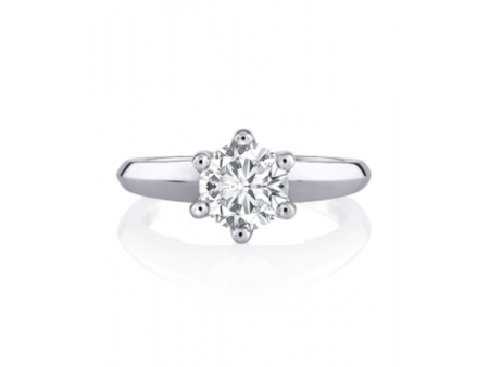 A.Jaffe Engagement Rings Classic 6 Prong Solitaire Engagement Ring ME1560 200 Hot on Sale