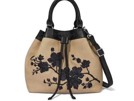 Elise Embroidered Drawstring Bag Online Sale