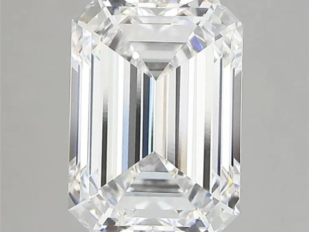 3.56ct Emerald Lab Grown Diamond (Colour D, Clarity IF, IGI) For Sale