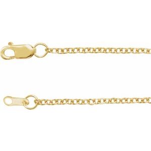 14K Rose Gold-Filled 1.5 mm Cable 7  Chain Discount