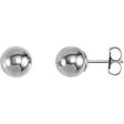 14K Yellow 3 mm Ball Earrings Online Sale