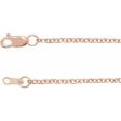 14K Rose Gold-Filled 1.5 mm Cable 7  Chain Discount